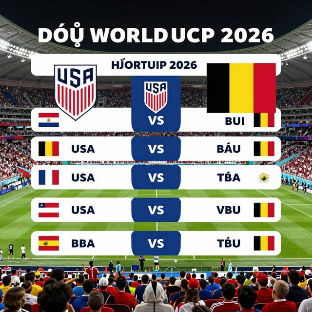 Dự đoán World Cup 2026: Phân tích trước trận USA đối đầu Bỉ ngày 12/07
